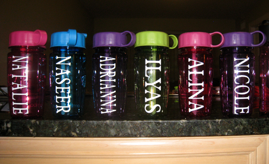Personalized Water Bottles