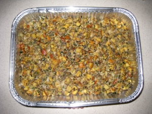 Tray of Stuffing
