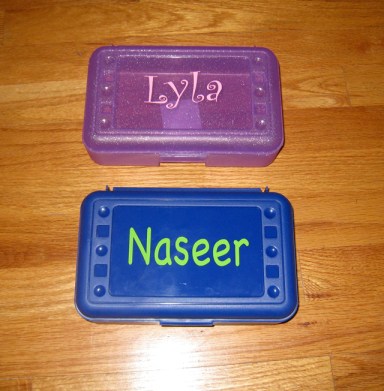 Personalized Pencil Stationary Box