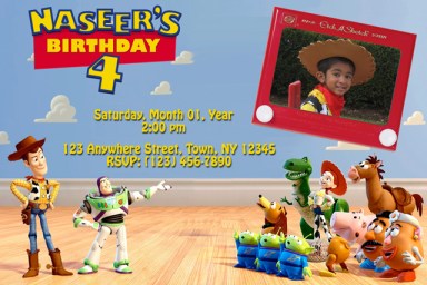 Toy Story Invitation