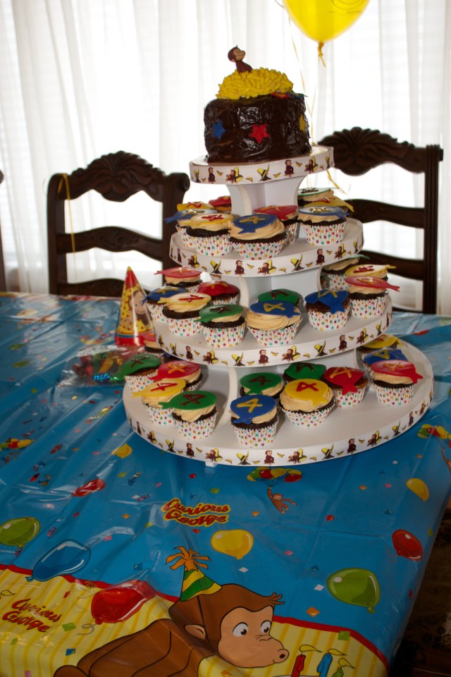 Curious George Cupcake Tree