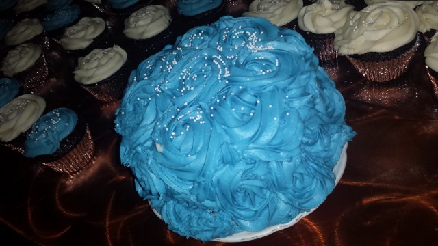 It's a little smushed from having to take it off the top tier, but overall it survived.